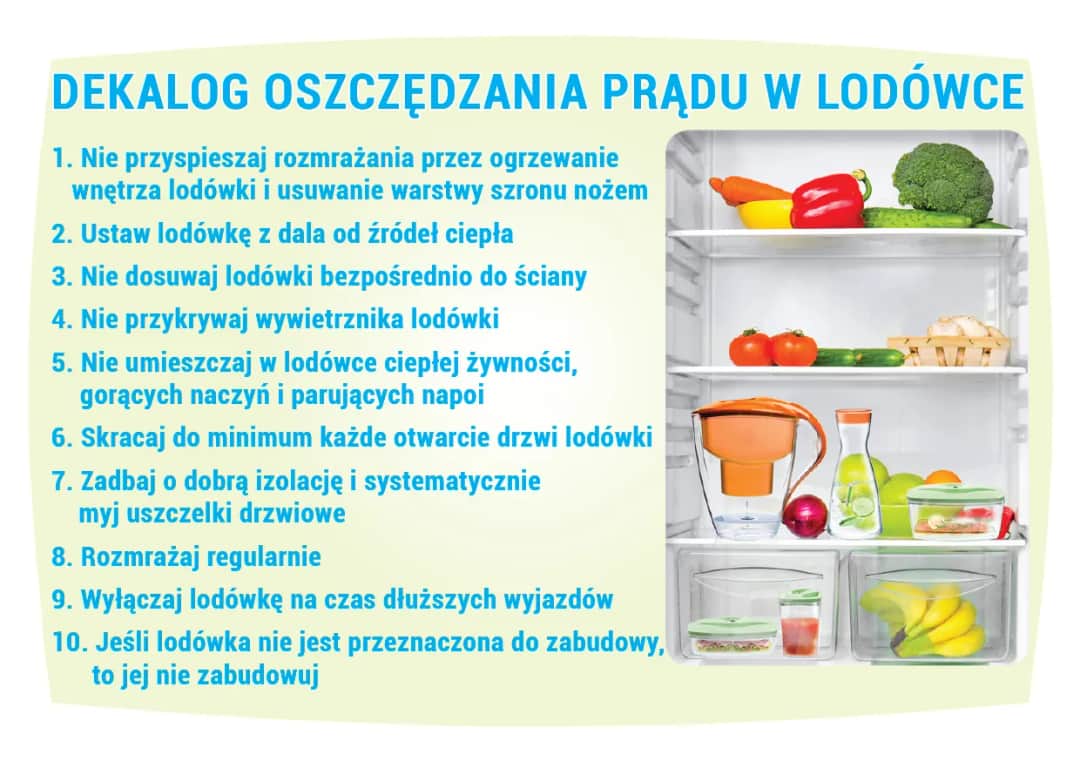 Jak prawidłowo ustawić lodówkę? Oszczędzaj prąd i jedzenie!