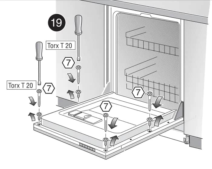 Zmywarka Bosch: Demontaż frontu krok po kroku. Uniknij błędów!