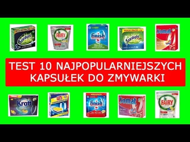 Najlepsze kapsułki do zmywarki 2026: Ranking i test Finish vs Fairy